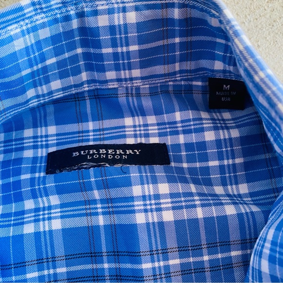 Burberry | Short Sleeve Button Up Casual Shirt Medium - Picture 4 of 9